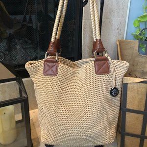 THE "SAK" Cambria Crochet Woven Purse